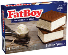 Load image into Gallery viewer, FatBoy® Ice Cream Sandwich - Premium Vanilla
