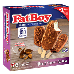 FatBoy® Bar - Toffee Crunch Sundae - 6 Count