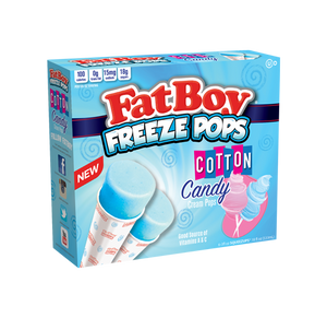 FatBoy® Freeze Pops - Cotton Candy - 6 Count