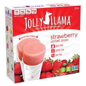 Jolly Llama® Sorbet Pops - Strawberry