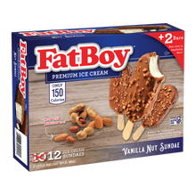 Load image into Gallery viewer, FatBoy® Bar - Vanilla Nut Sundae - 12/6 Count
