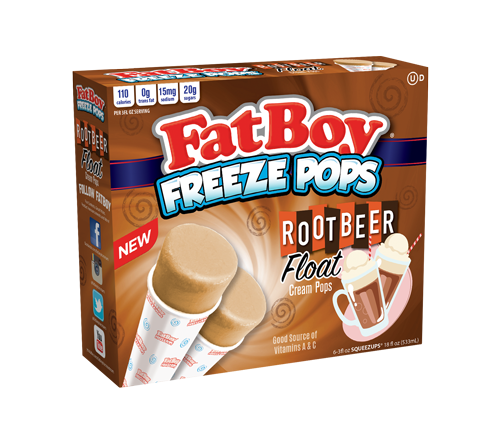 FatBoy® Freeze Pops - Root Beer Freeze - 6 Count